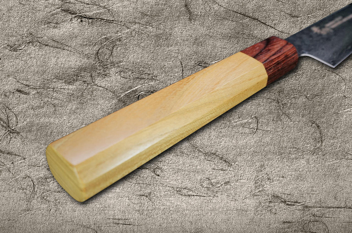 Sakai Takayuki 33-Layer VG10 Damascus Hammered WA Japanese Chefs SlicerSujihiki 240mm