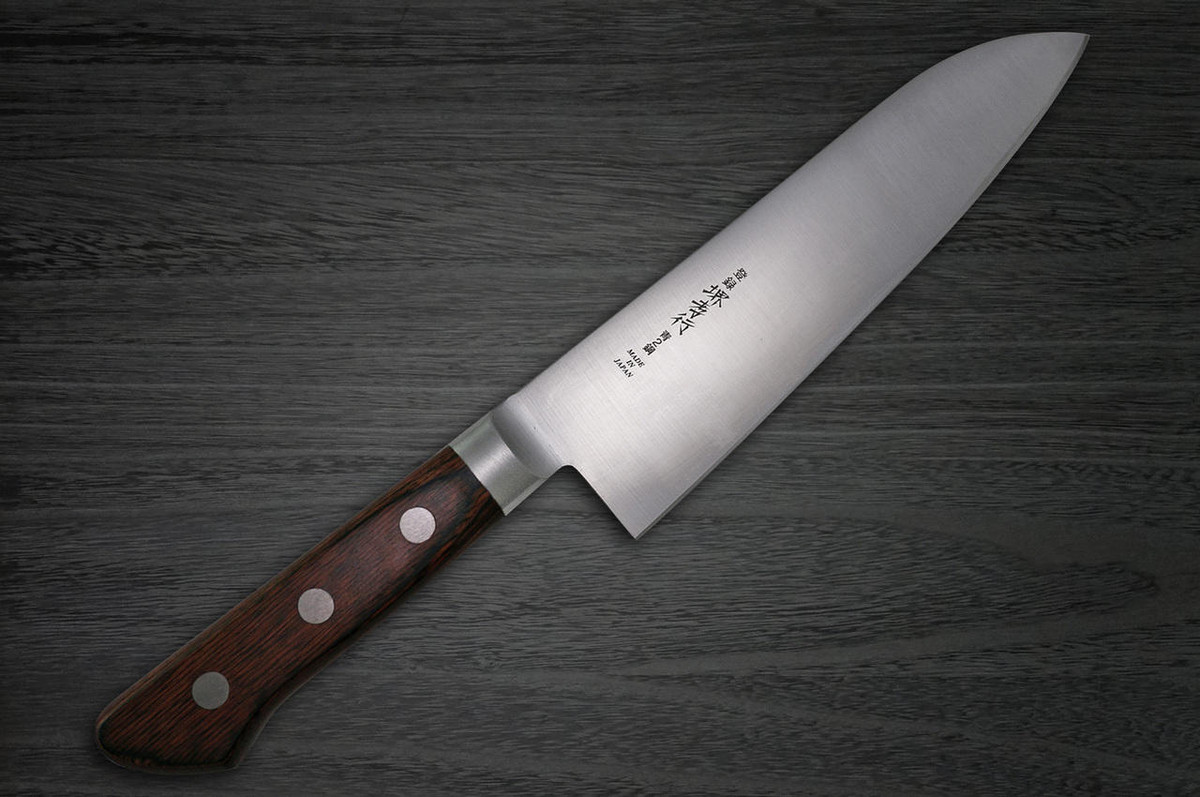 Sakai Takayuki Aoniko Blue 2 Steel Japanese Chefs Santoku Knife 180mm