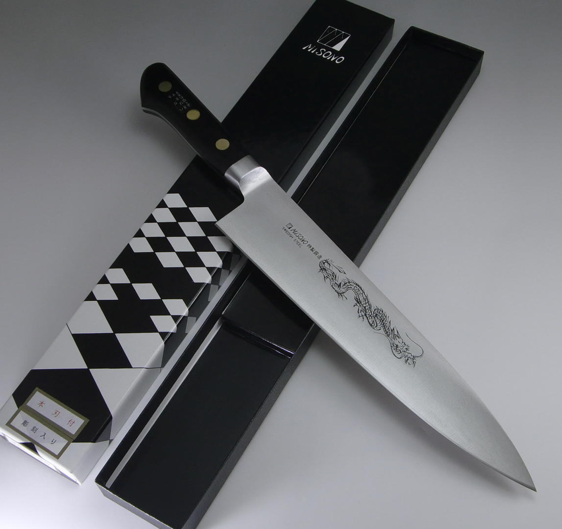 Misono Swedish High-Carbon Steel DRAGON Japanese Chef's Gyuto