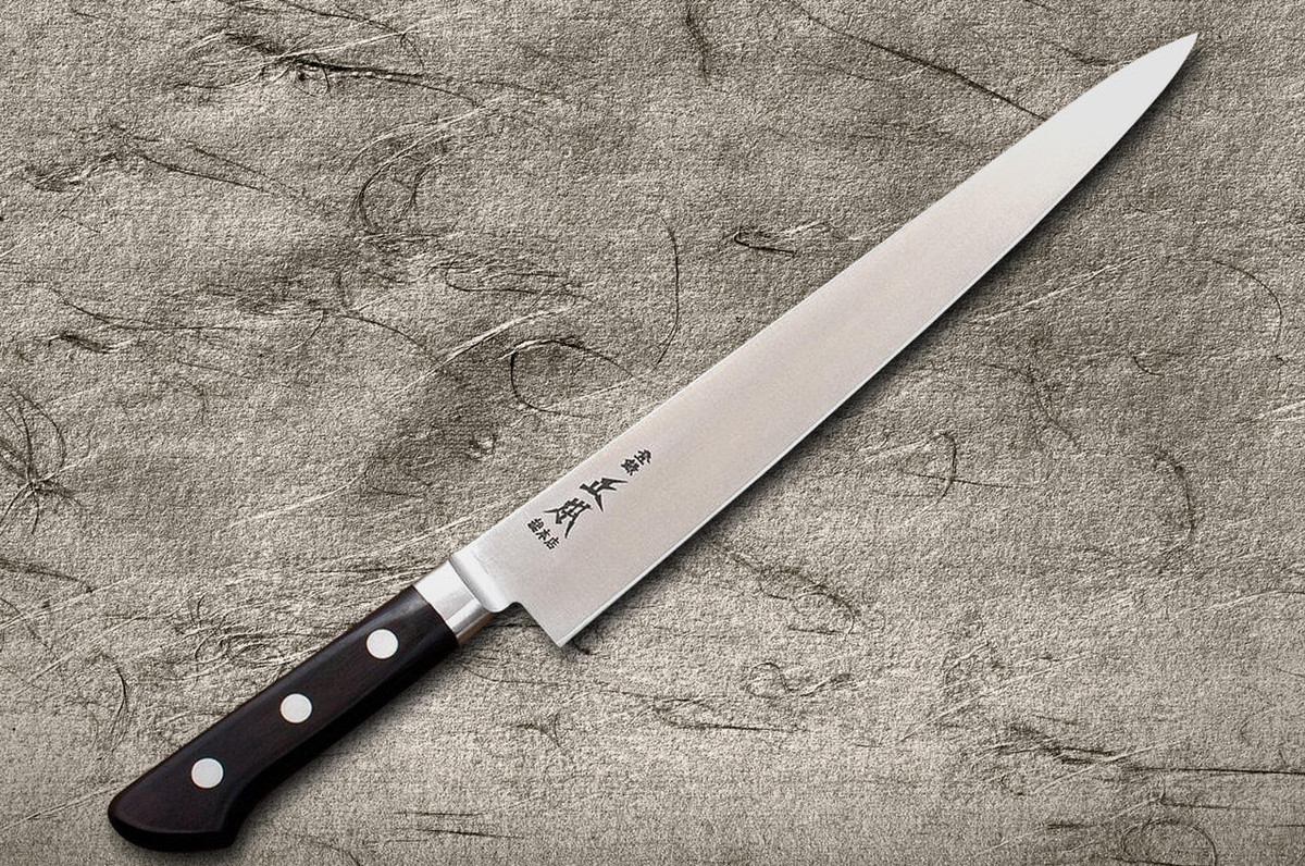 Masamoto HC Japanese Virgin Carbon Steel Chefs SlicerSujihiki 240mm HC5424