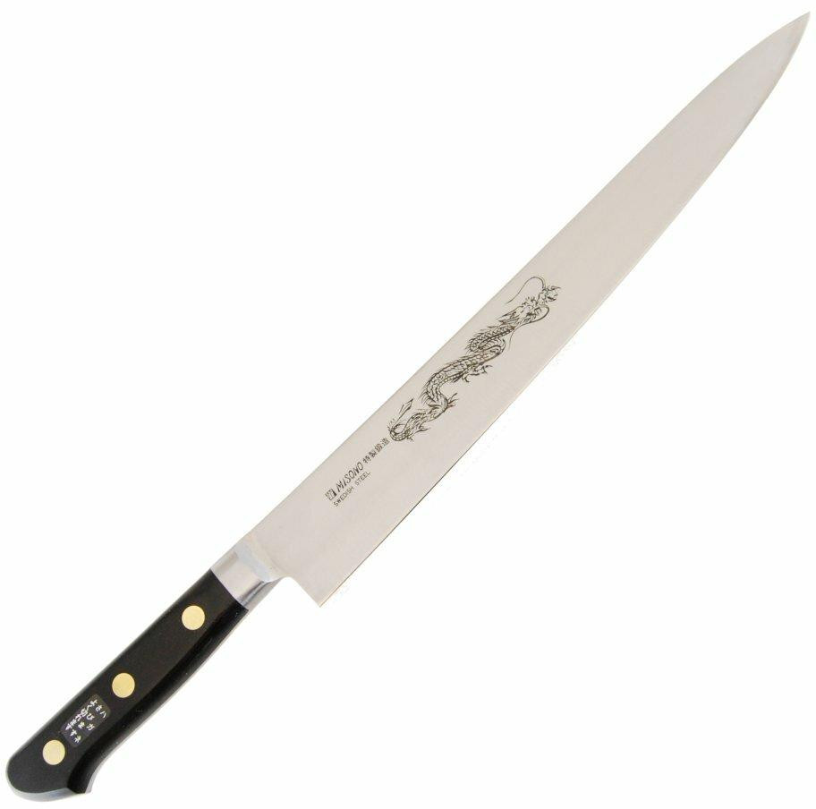 Misono Swedish High-Carbon Steel DRAGON Japanese Chef's Slicer
