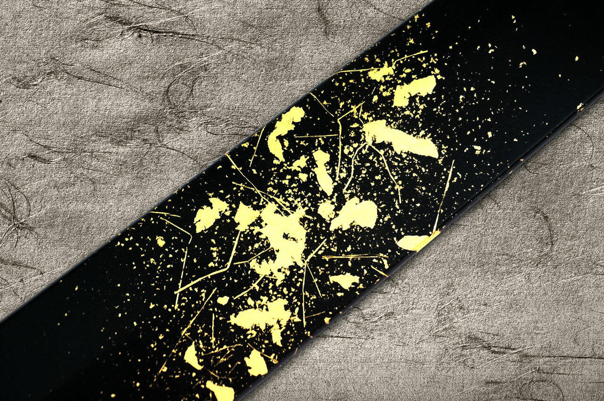 Saya Sheath with Genuine 24K Gold Star Stream YanagibaSashimi 330mm