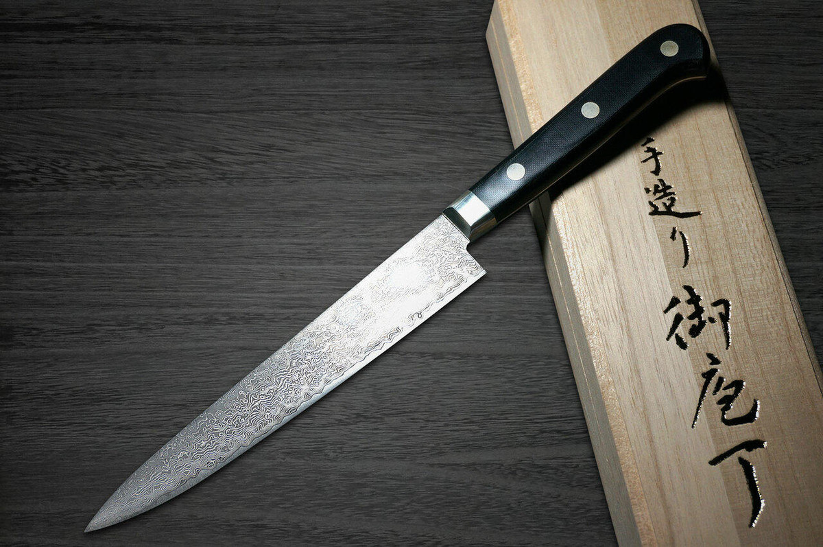 Hattori KD30 COWRY-X 121 Layered Damascus Japanese Chefs Petty KnifeUtility 150mm
