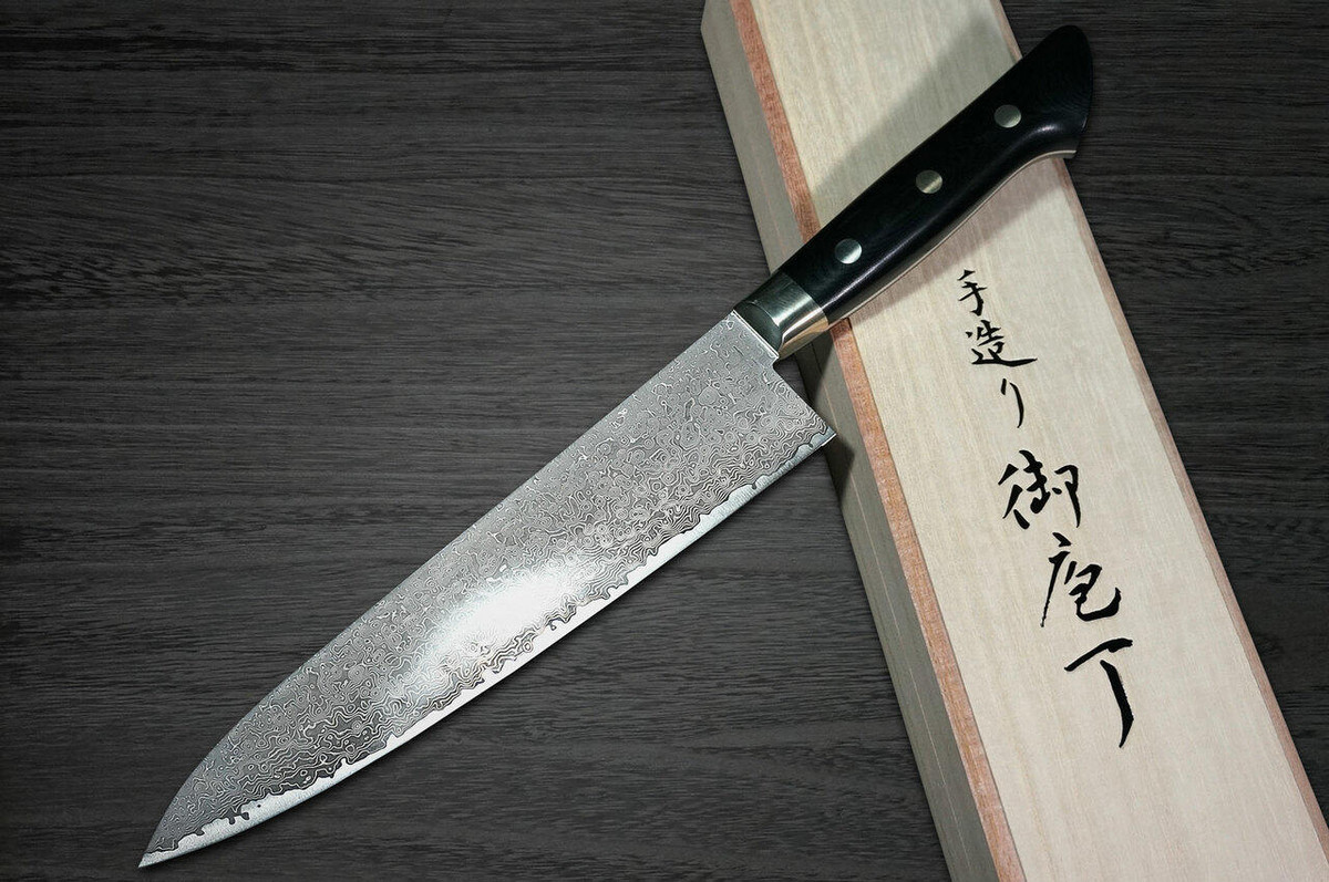Hattori KD30 COWRY-X 121 Layered Damascus Japanese Chefs Gyuto Knife 240mm
