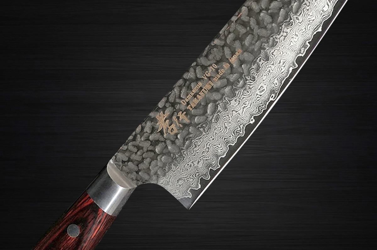 Sakai Takayuki 33-Layer VG10 Damascus Hammered Japanese Chef's