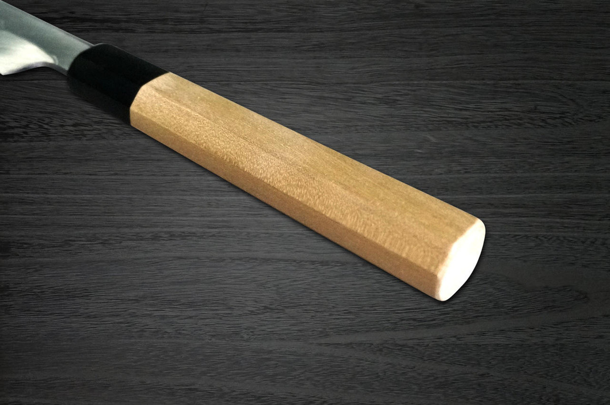 Yoshihiro Aogami No.1 Damascus Suminagashi B1SN Japanese Chefs Kiritsuke-YanagibaSashimi 270mm with Saya Sheath and Magnolia Wood Handle