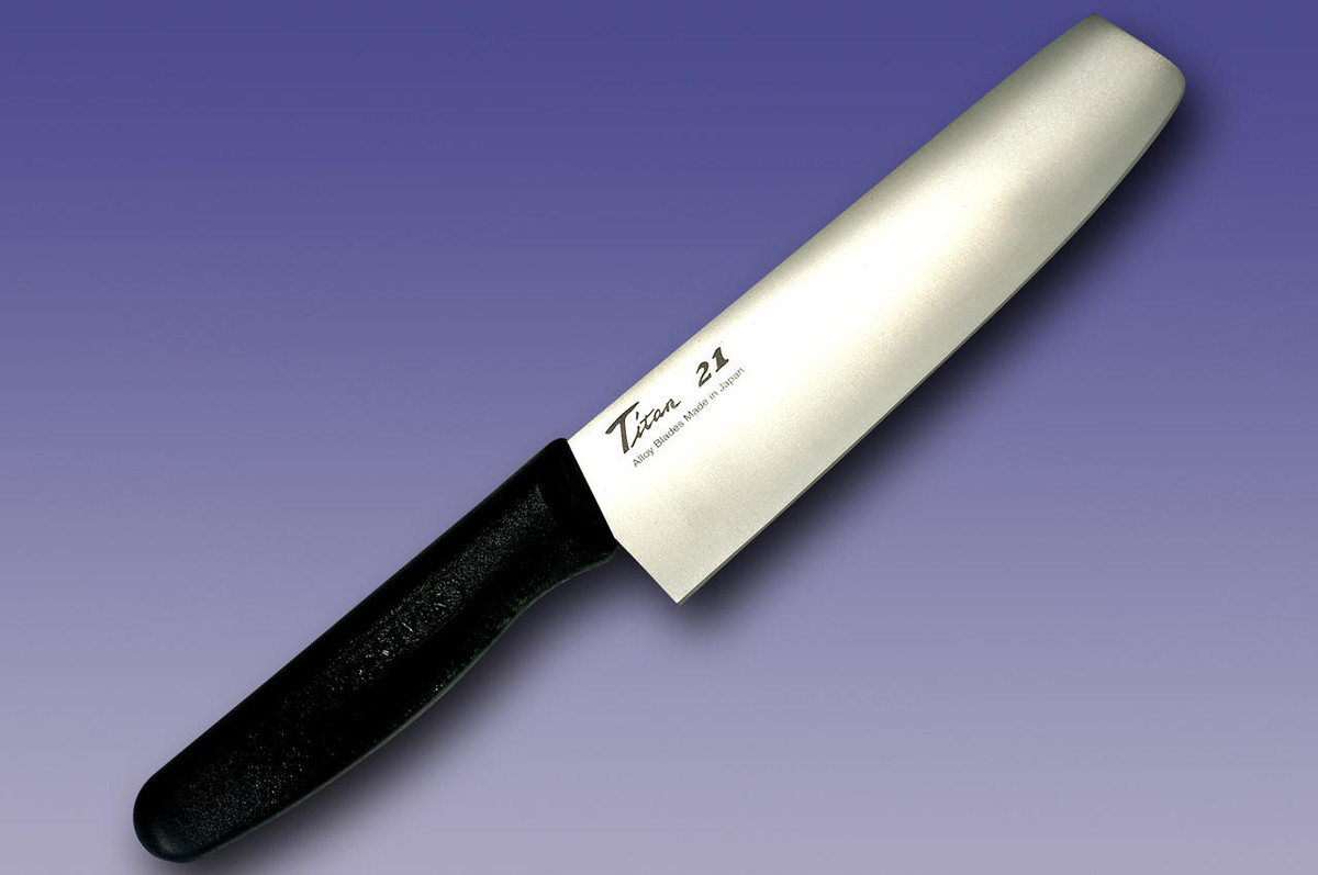 FOREVER Hybrid Silver Titanium 21 Japanese Chefs NakiriVegetable 180mm
