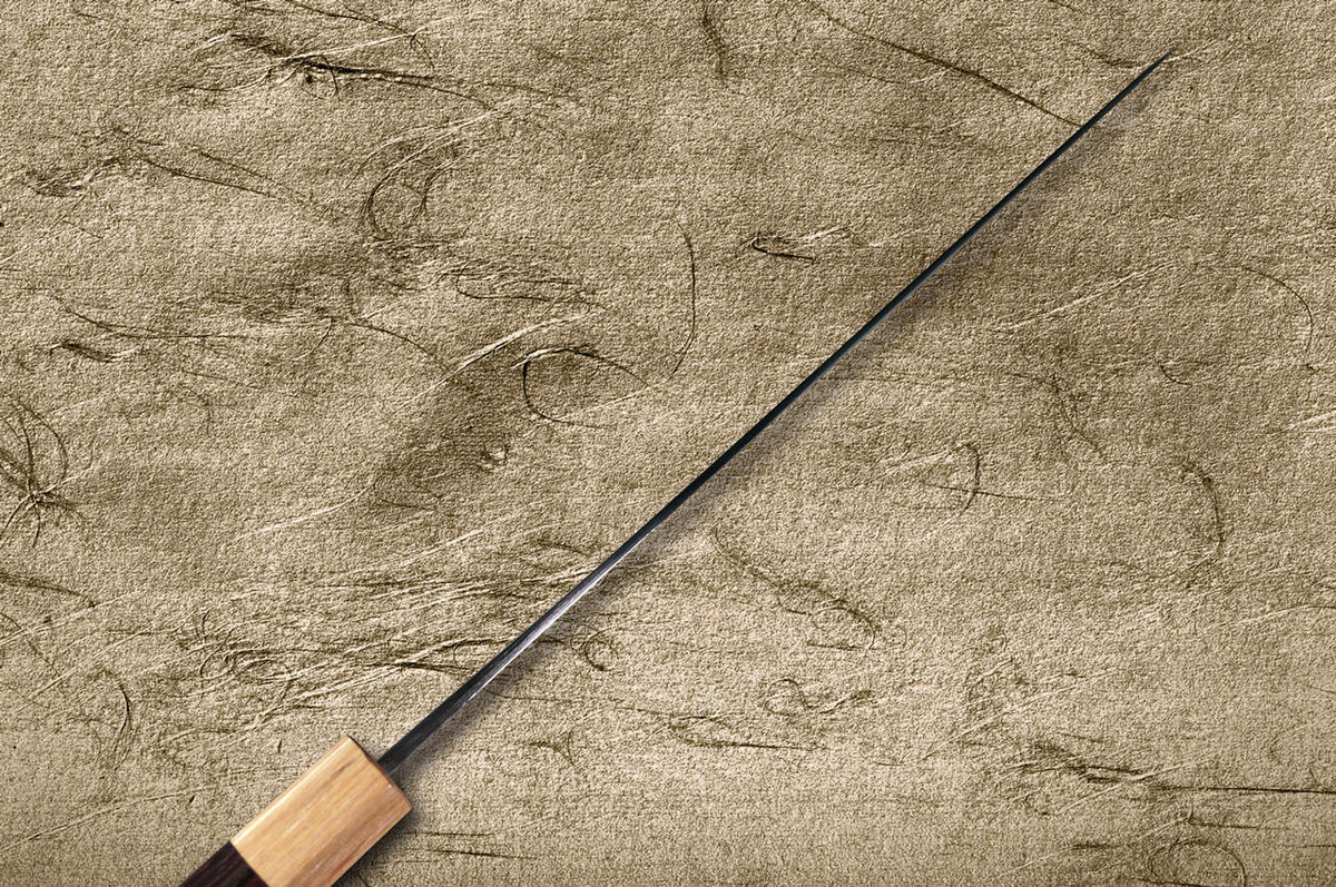 Yu Kurosaki R2SG2 Hammered SHIZUKU WA RS8P Japanese Chefs Gyuto Knife 270mm with White-Ring Octagonal Handle