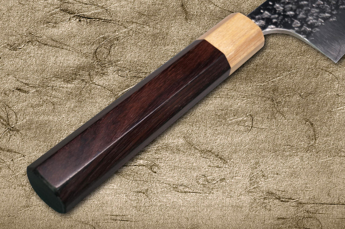 Yu Kurosaki R2SG2 Hammered SHIZUKU WA RS8P Japanese Chefs Gyuto Knife 270mm with White-Ring Octagonal Handle