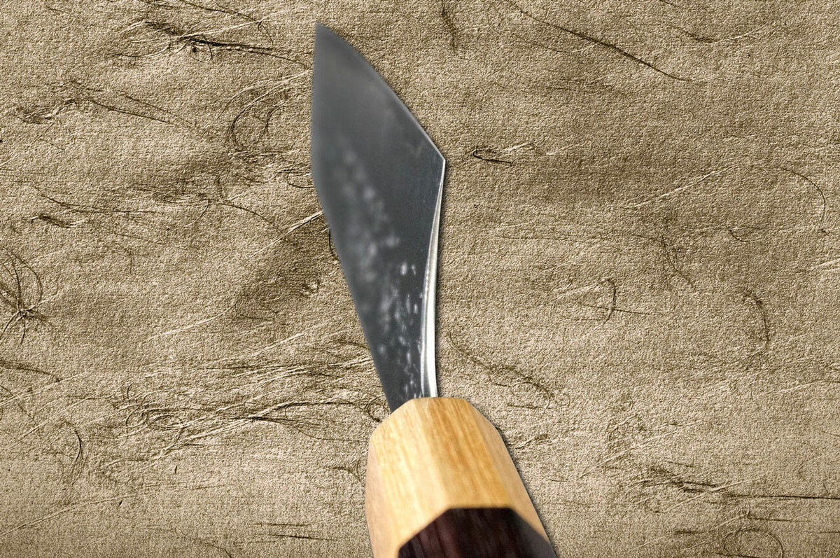 Yu Kurosaki R2SG2 Hammered SHIZUKU WA RS8P Japanese Chefs Bunka Knife 165mm with White-Ring Octagonal Handle