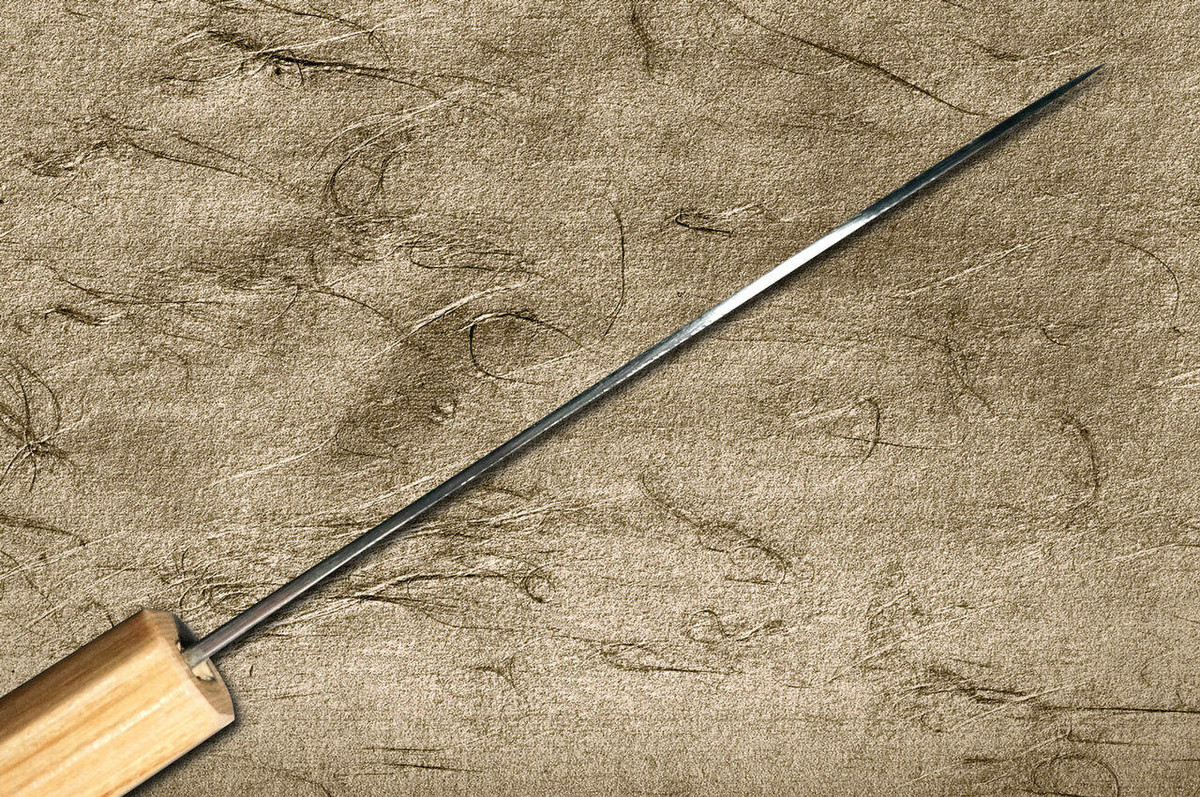 Yu Kurosaki R2SG2 Hammered SHIZUKU WA RS8P Japanese Chefs Petty KnifeUtility 120mm with White-Ring Octagonal Handle