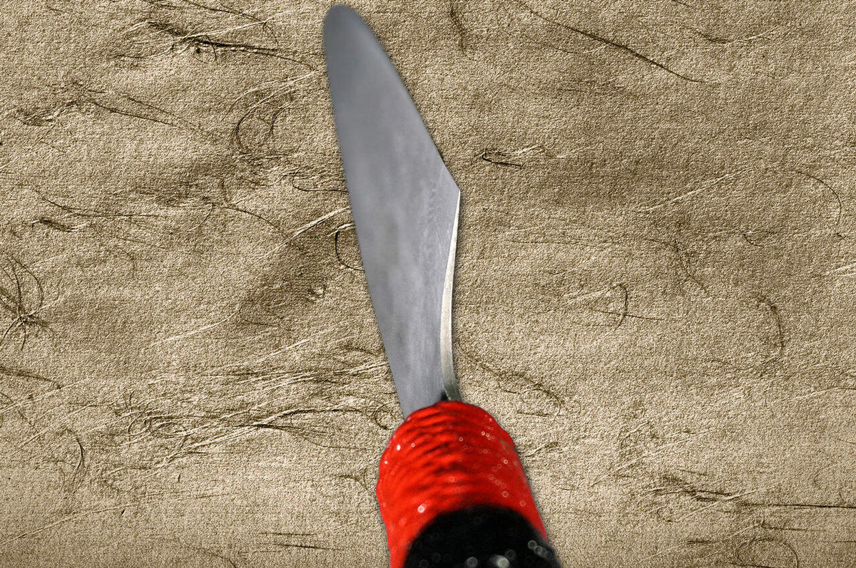 Takeshi Saji VG10 Black Damascus LL Japanese Chefs Gyuto Knife 210mm with Red-Black Japanese Urushi Lacquered Handle
