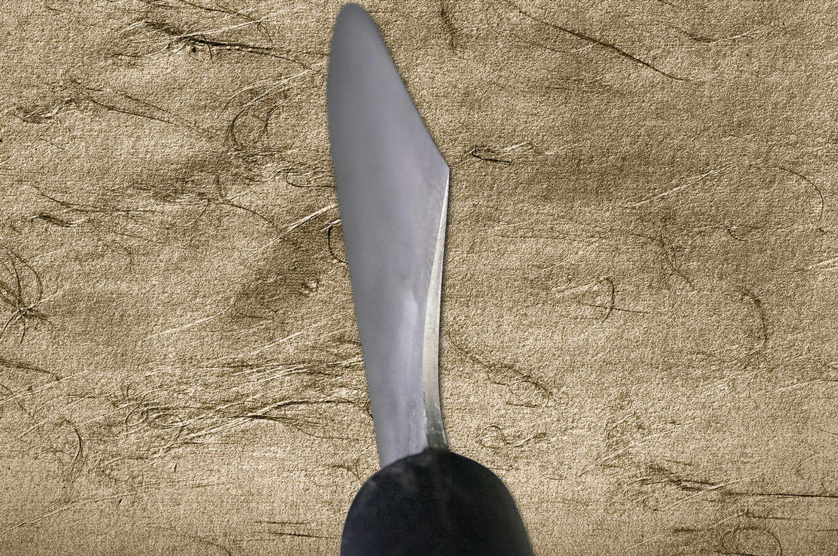 Takeshi Saji VG10 Black Damascus CS Japanese Chefs Gyuto Knife 210mm with Black-Black Urushi Lacquered HandleX-Obi