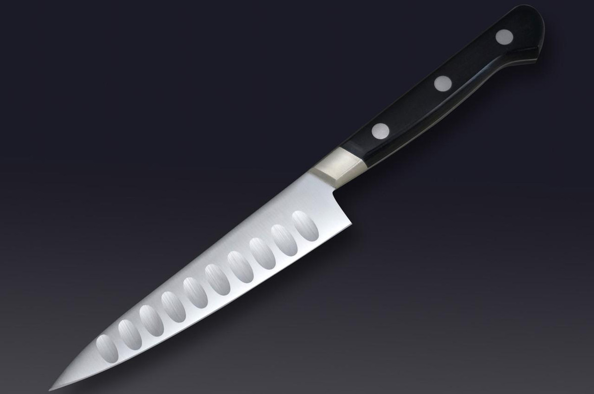 Misono UX10 Swedish Stainless Dimples(Salmon) Japanese Chef's Petty Knife(Utility) 120mm 