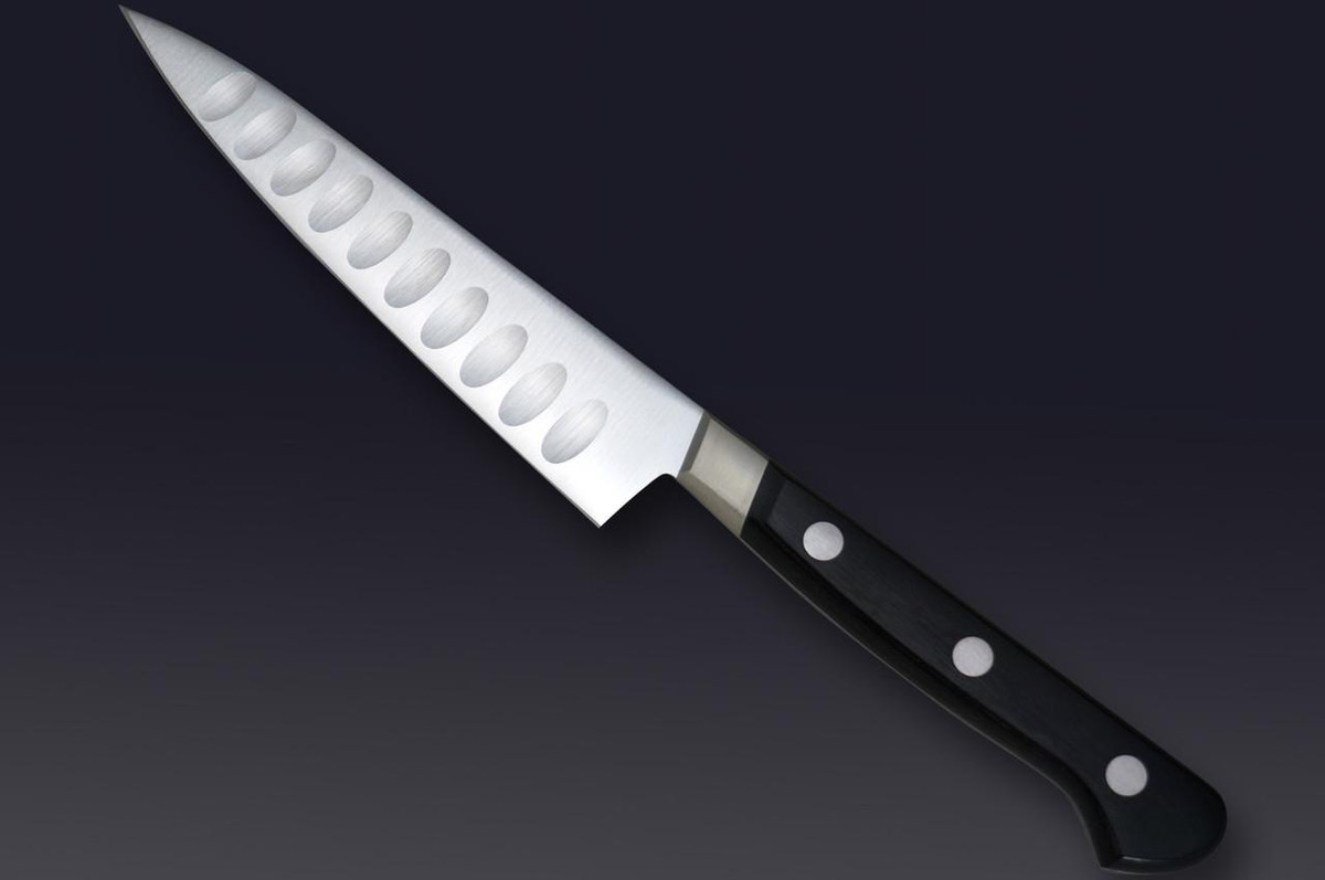 Misono UX10 Swedish Stainless Dimples(Salmon) Japanese Chef's Petty Knife(Utility) 120mm 