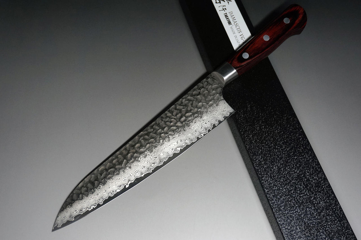 Sakai Takayuki 33-Layer VG10 Damascus Hammered Japanese Chefs Gyuto Knife 210mm