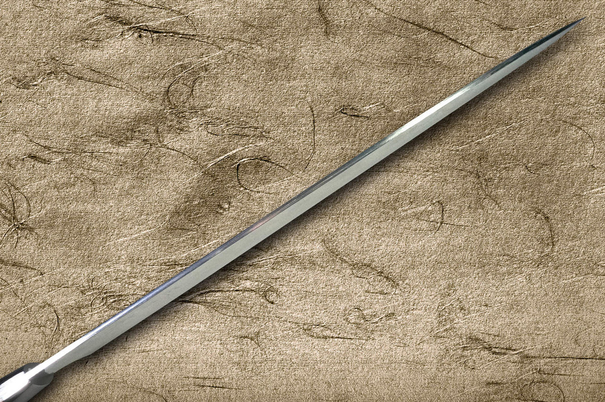 Takeshi Saji VG10 Black Damascus IR Japanese Chefs SlicerSujihiki 240mm with Desert Ironwood Handle