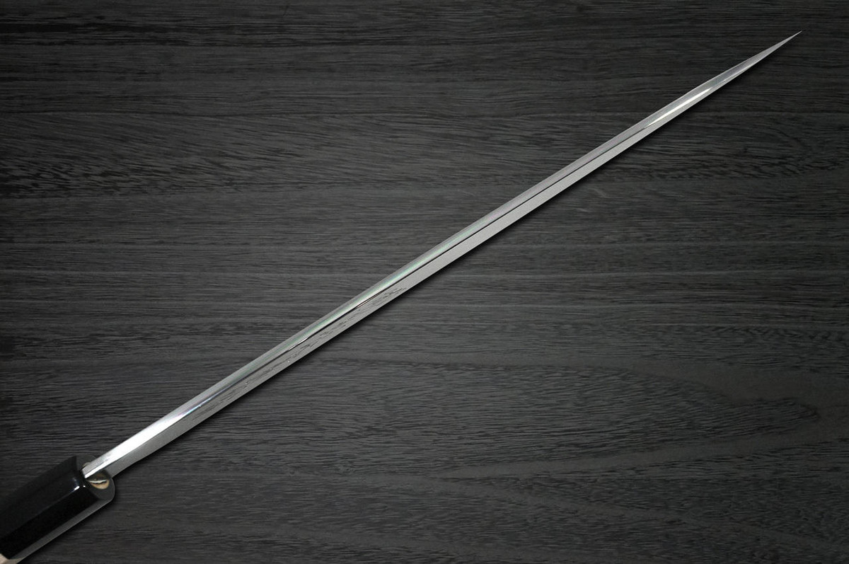 Yoshihiro Gingami No.3 G3HC Japanese Chefs YanagibaSashimi 270mm with Saya Sheath and Magnolia Wood Handle