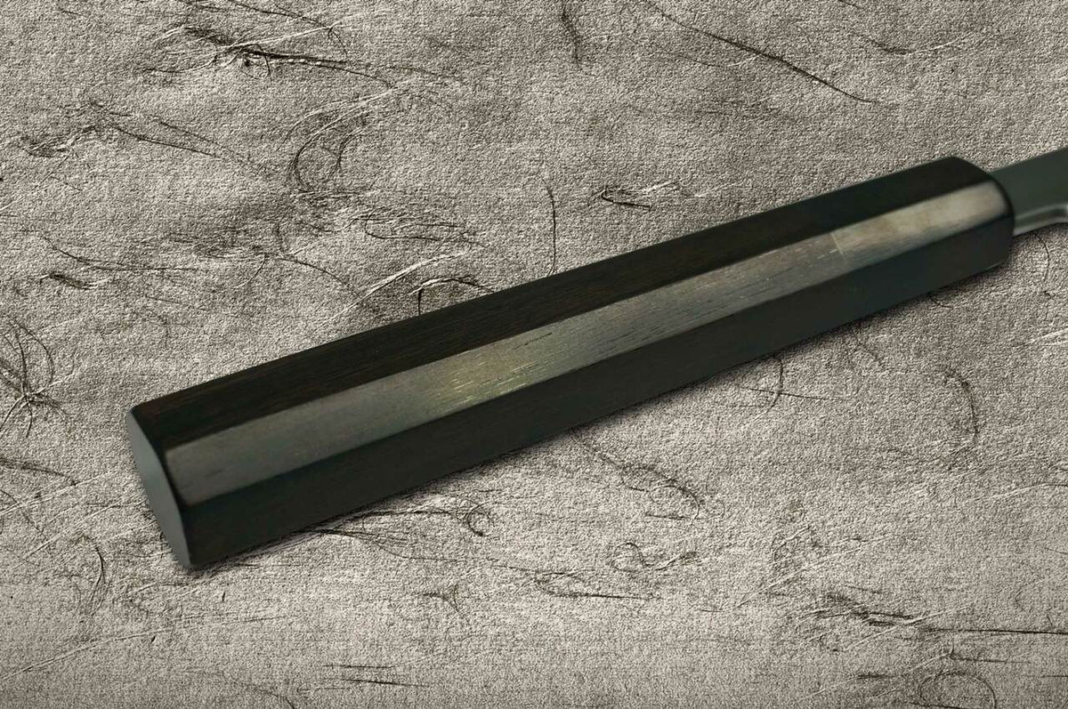 Yoshihiro Gingami No.3 G3HC-E Japanese Chefs Sakimaru-TakohikiSashimi 360mm with Saya Sheath and Ebony Handle