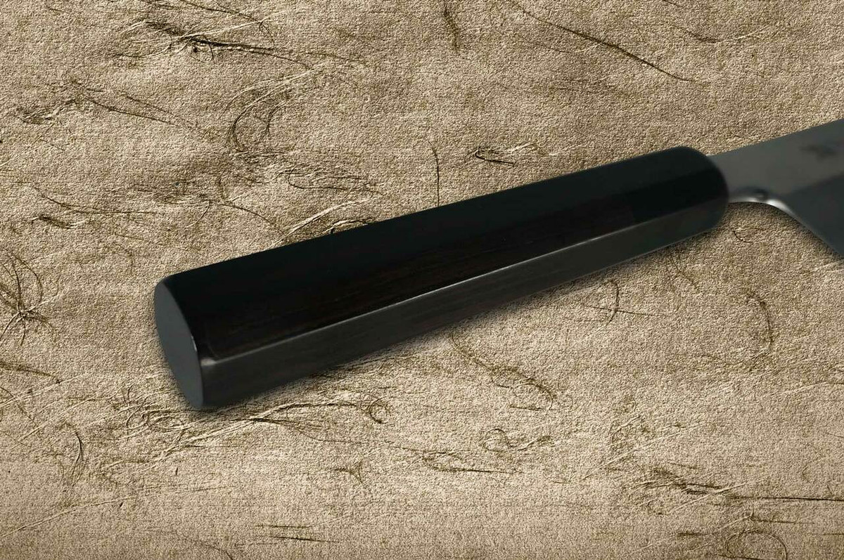 Sakai Takayuki Aoniko Blue 2 Steel Ebony Handle Japanese Chefs Kamagata-UsubaVegetable 195mm