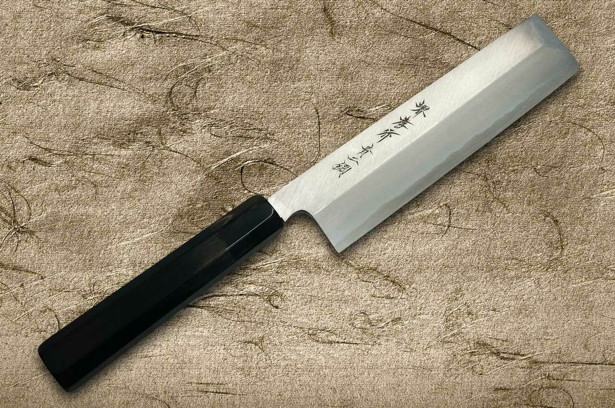 Sakai Takayuki Aoniko Blue 2 Steel Ebony Handle Japanese Chefs UsubaVegetable 195mm