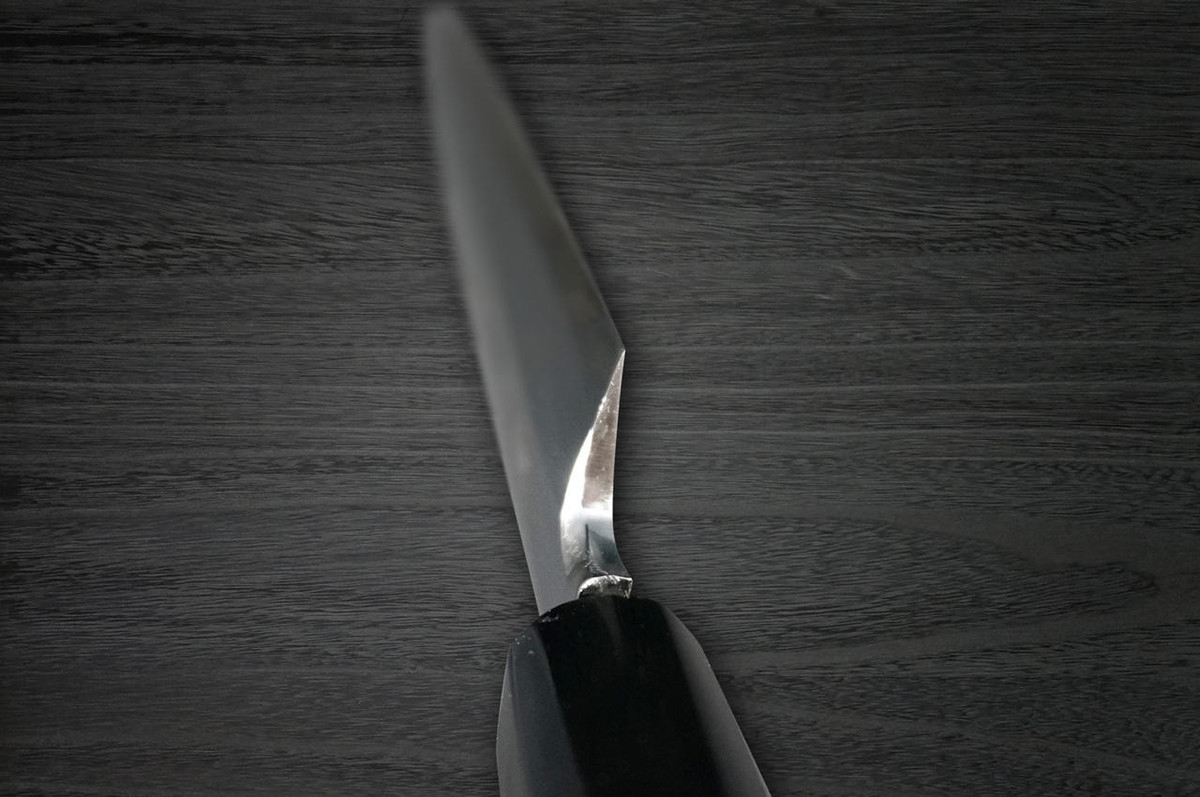 Sakai Takayuki Aoniko Blue 2 Steel Mirror Finish Japanese Chefs YanagibaSashimi 240mm