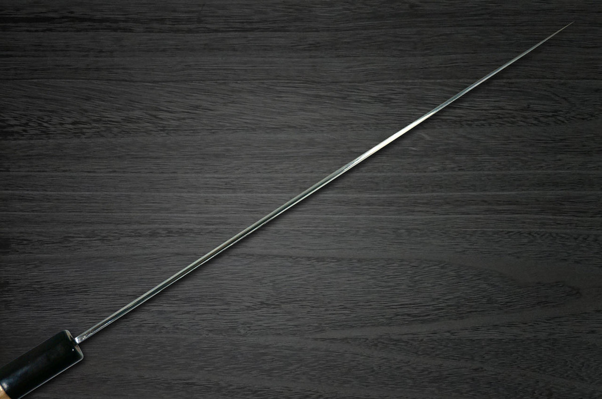 Sakai Takayuki Aoniko Blue 2 Steel Mirror Finish Japanese Chefs FuguhikiSashimi 300mm