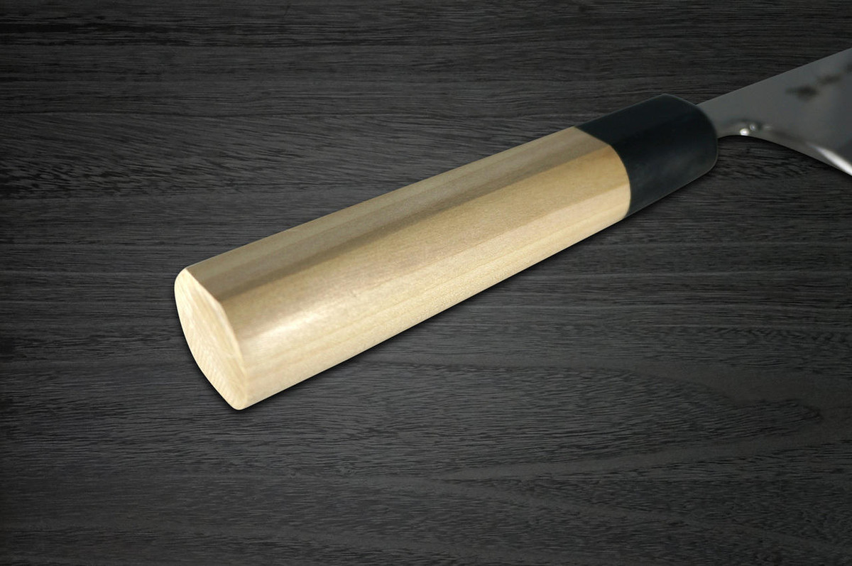 Sakai Takayuki Aoniko Blue 2 Steel Mirror Finish Japanese Chefs Deba Knife 210mm