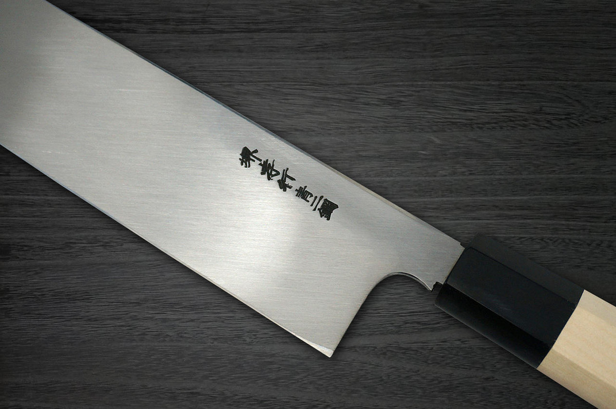 Sakai Takayuki Aoniko Blue 2 Steel Mirror Finish Japanese Chefs UsubaVegetable 240mm