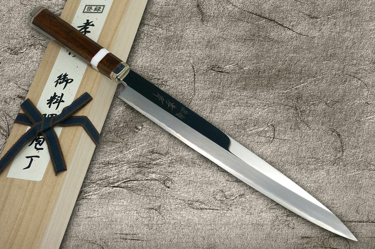 Sakai Takayuki Shiden Ginsan Gingami No.3 Steel Japanese Chefs YanagibaSashimi 240mm