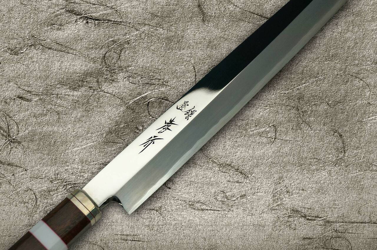 Sakai Takayuki Shiden Ginsan Gingami No.3 Steel Japanese Chefs YanagibaSashimi 300mm