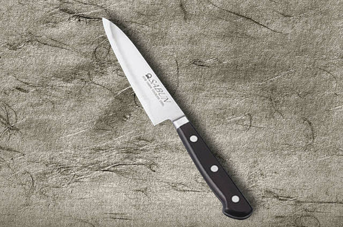 Left Handed Sabun High-Carbon MV Stainless Japanese Chefs Petty KnifeUtility 120mm