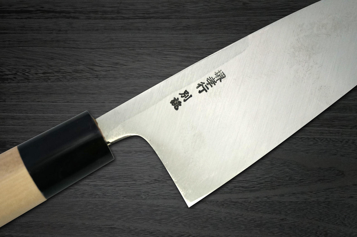 Left Handed Sakai Takayuki Tokujyo Supreme White 2 steel Japanese Chefs Deba Knife 180mm