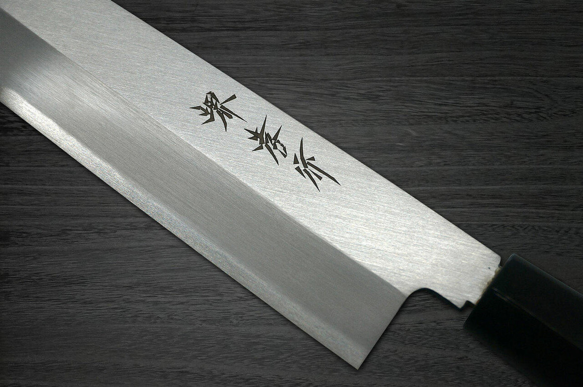 Left Handed Sakai Takayuki Tokujyo Supreme White 2 steel Japanese Chefs Peeling Knife 180mm