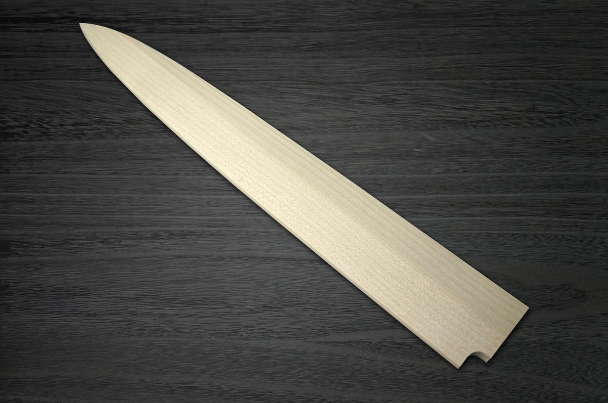 Left Handed Magnolia Saya Sheath for 330mm YanagibaSashimi