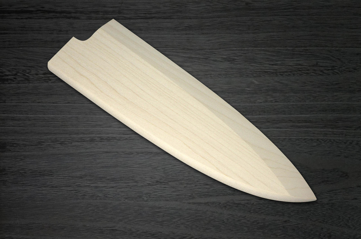 Left Handed Magnolia Saya Sheath for 225mm Deba Knife