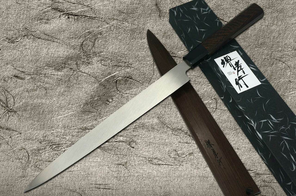 Sakai Takayuki Honyaki VG10 Stainless Dragon Japanese Chefs YanagibaSashimi 300mm