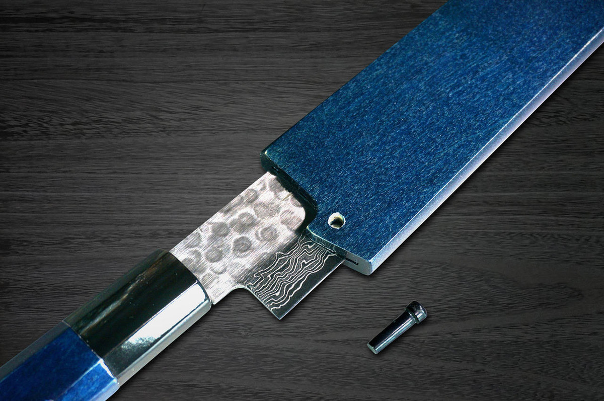 Sakai Takayuki 33-Layer VG10 Damascus Indigo Japan-Blue Chef's