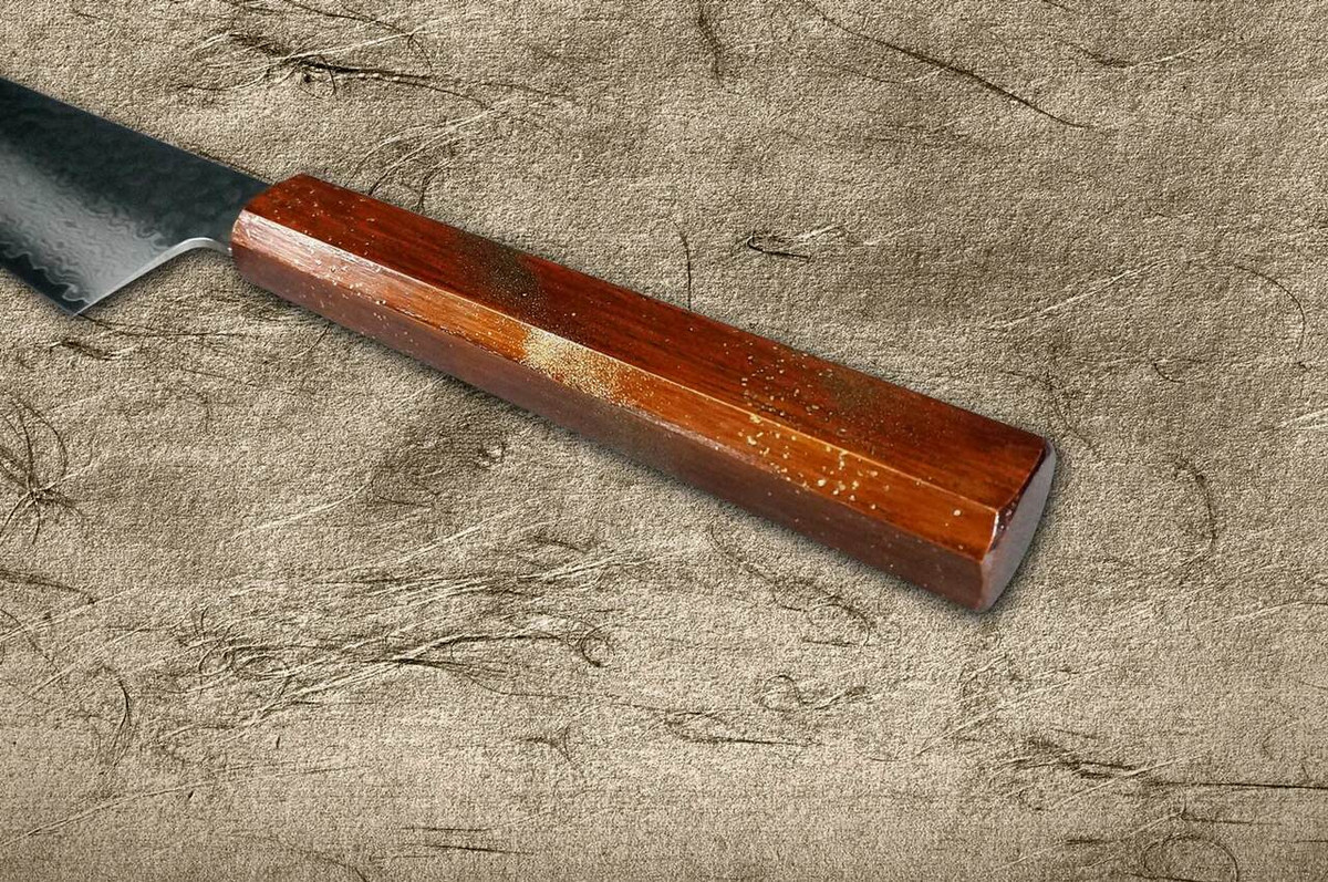 Sakai Takayuki 33-Layer VG10 Damascus Urushi Chefs NakiriVegetable 160mm with Japanese Lacquered Oak Handle SEIREN