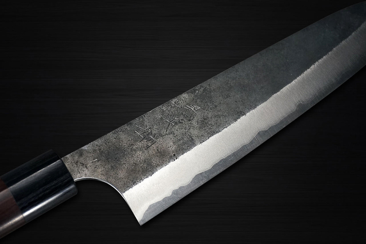Yoshimi Kato Aogami Super Clad Kurouchi RS Japanese Chef's Gyuto