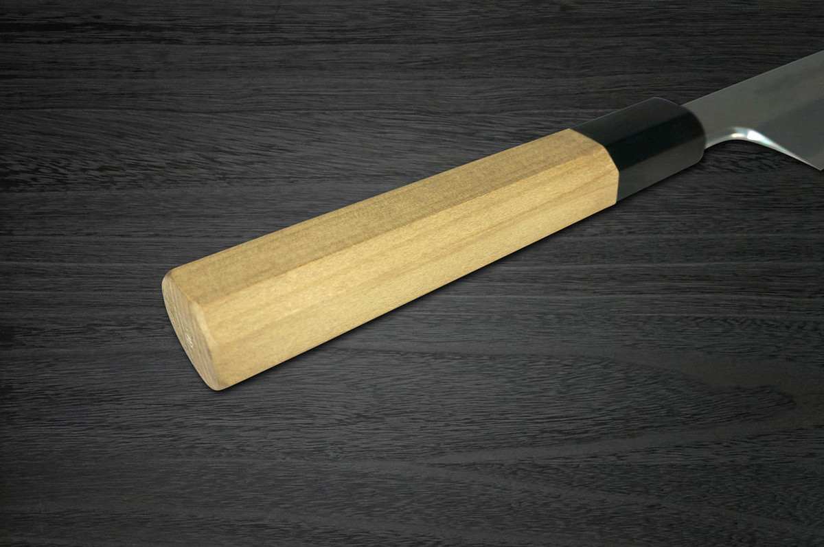 Yoshihiro Gingami No.3 G3HC Japanese Chefs Kamagata-UsubaVegetable 225mm with Saya Sheath and Magnolia Wood Handle