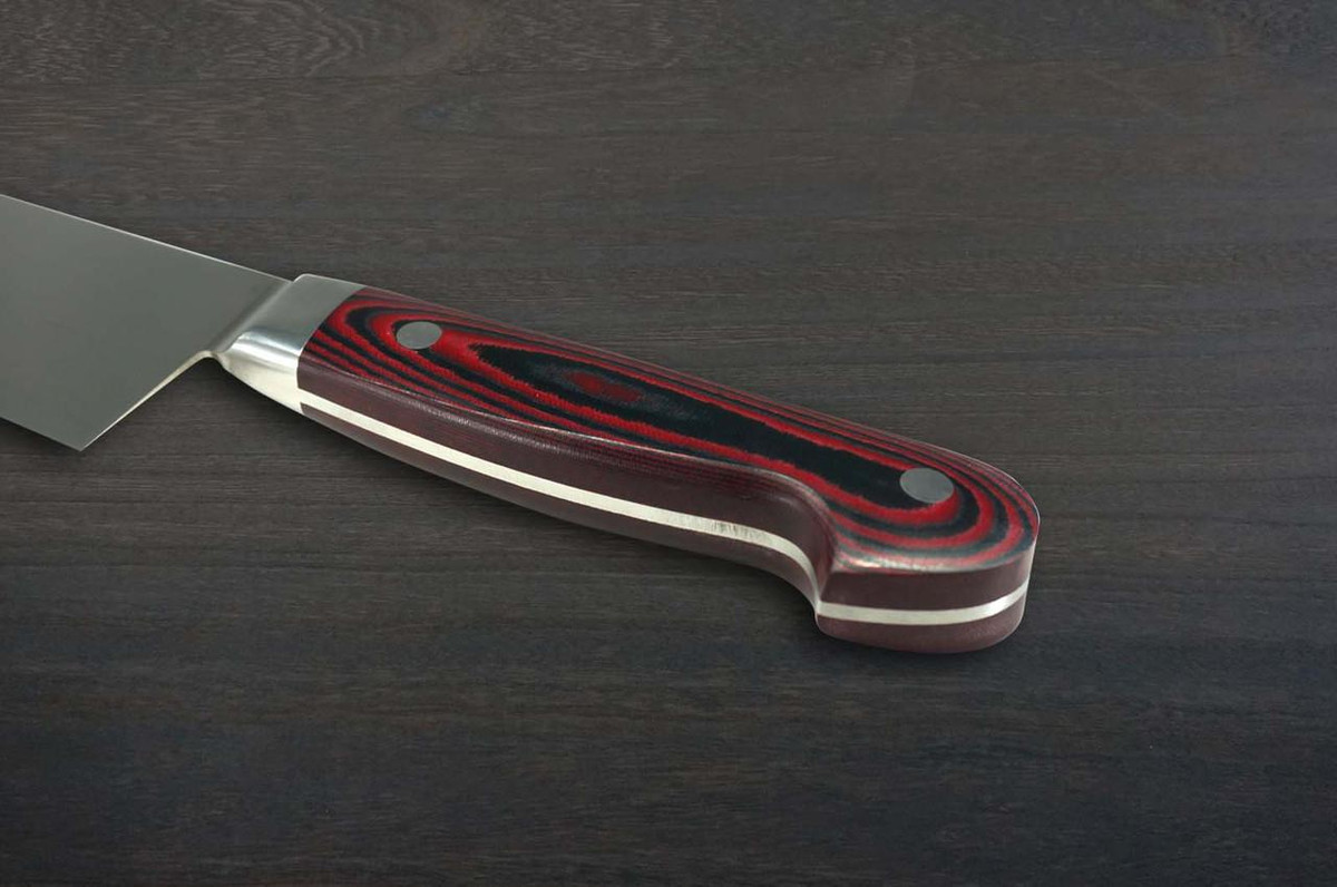 Sakai Takayuki Grand Chef (Micarta Handle) Japanese Chef's Gyuto Knife 210mm Wine 