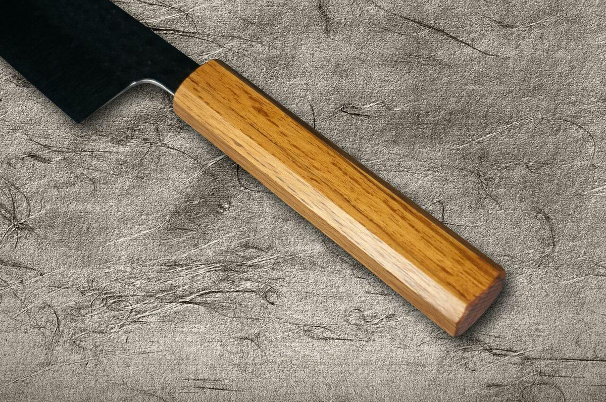 Yu Kurosaki R2SG2 Hammered SENKO WA OK8M Japanese Chefs Gyuto Knife 180mm with Urushi Lacquered Oak Handle