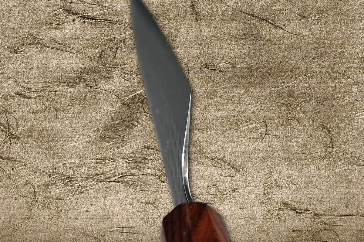 Yu Kurosaki R2SG2 Hammered SENKO WA RS8H Japanese Chefs Gyuto Knife 210mm with Brown-Ring Octagonal Handle