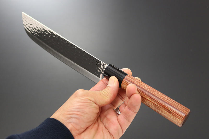 Kanetsune KC-950 DSR-1K6 Stainless Hammered Japanese Chef's Nakiri(Vegetable) 165mm 