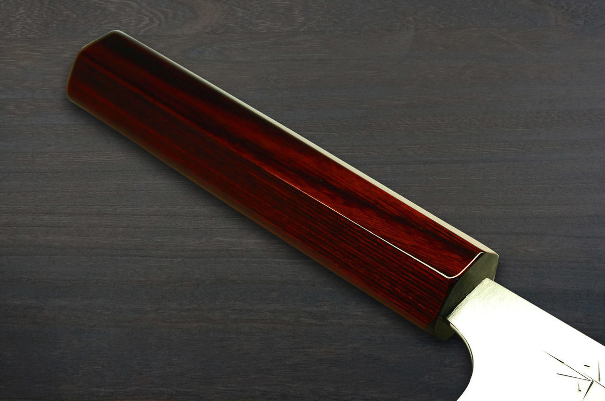 Kei Kobayashi R2 Special Finished CS Japanese Chefs Petty KnifeUtility 150mm with Red Lacquered Wood Handle
