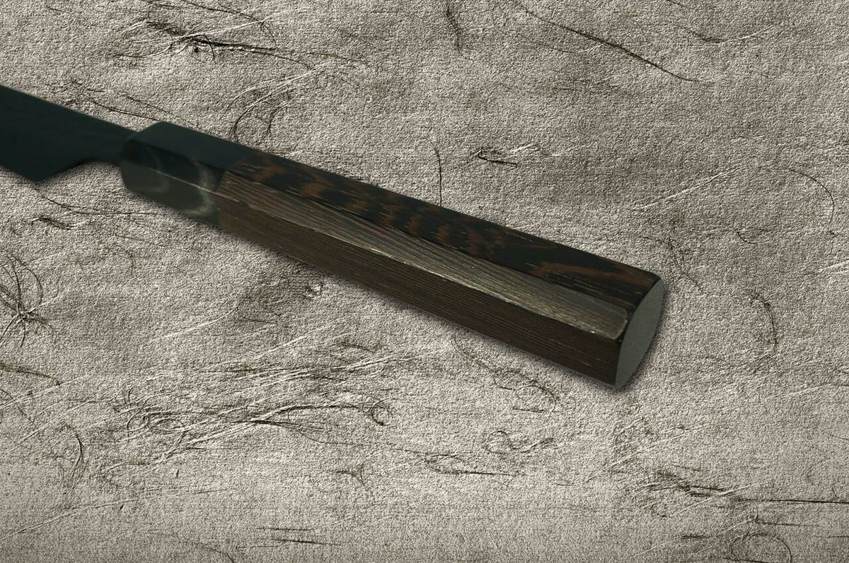 Sakai Takayuki Non-Stick Coating VG10 Hammered WA KUROKAGE Japanese Chefs SlicerSujihiki 240mm with Wenge Handle