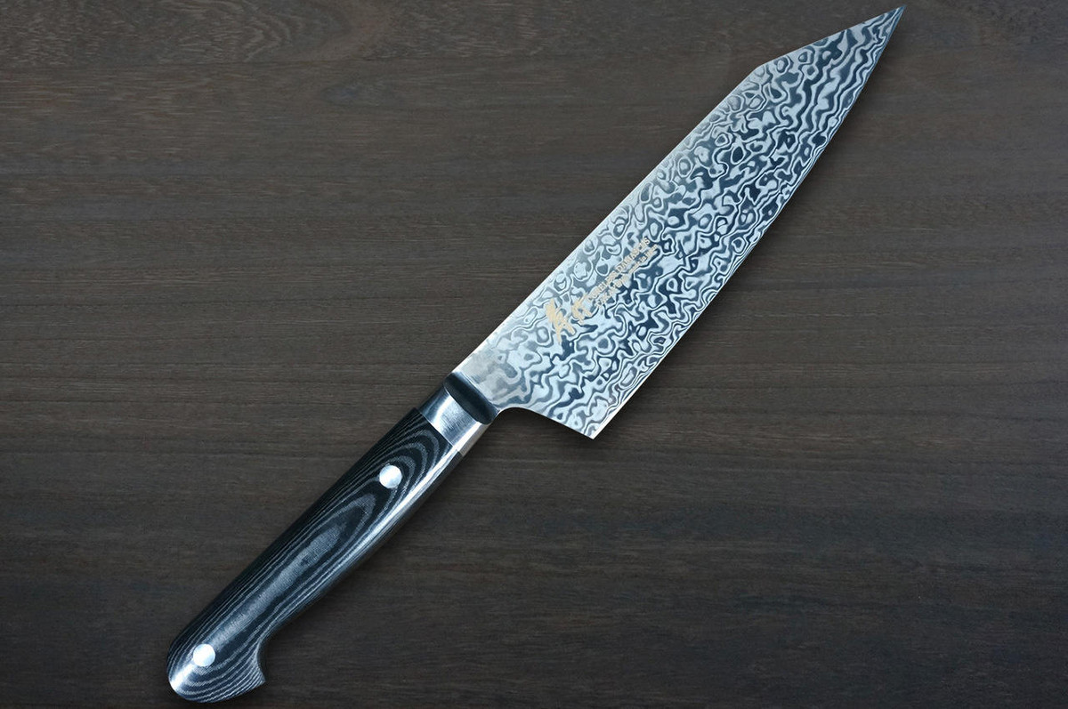 Sakai Takayuki VG10-VG2 Coreless Damascus Japanese Chefs Kengata-Santoku Knife 160mm