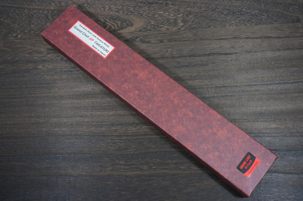 Sakai Takayuki Grand Chef SP-Type III Japanese Chefs Gyuto Knife 240mm Ocean-Blue Stabilized Hybrid Resin Handle