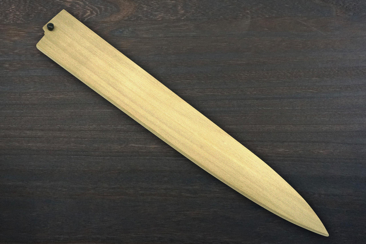 Magnolia Saya Sheath with Ebony Pin for 300mm FuguhikiSashimi
